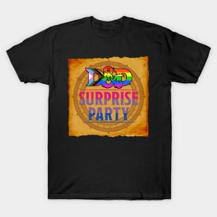 D&D Surprise party Pride - Bi Flag T-Shirt